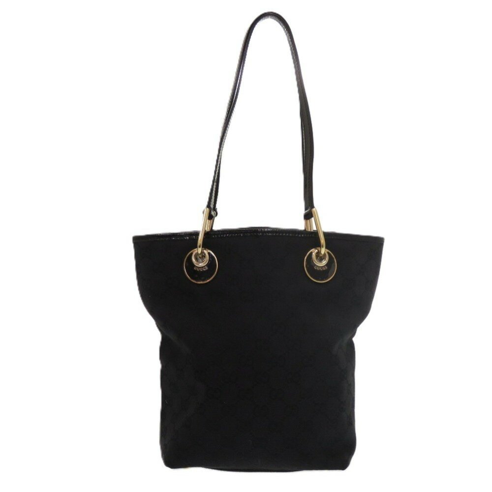 GUCCI Black Leather Tote Bag - Picture 3 of 11